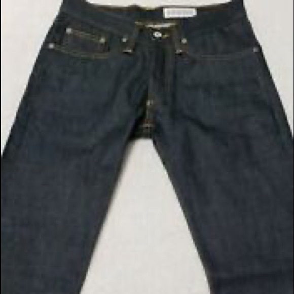 Gustin Raw Denim Selvaged Straight fit Men’s Jeans broken in soft feel! - Picture 7 of 7